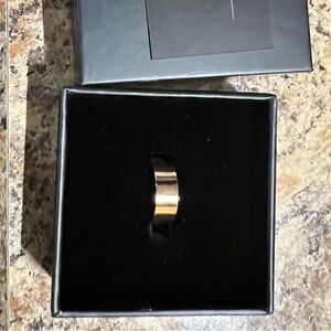 Gold Ring in Black Box
